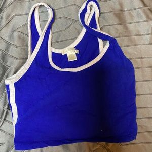 Blue tank crop